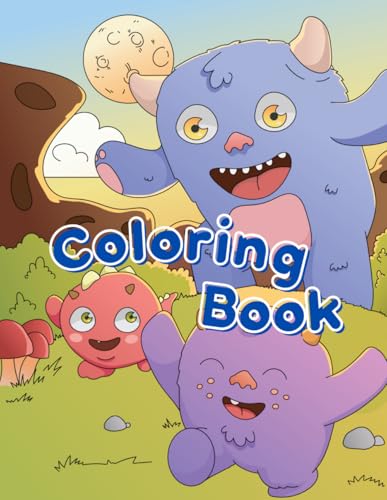Monster Fun Coloring Book: A Coloring Adventure with Cute Creatures!