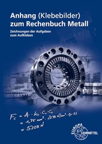 Anhang zum Rechenbuch Metall: Zeichnungen der Aufgaben zum Aufkleben