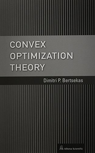 Convex Optimization Theory von Athena Scientific