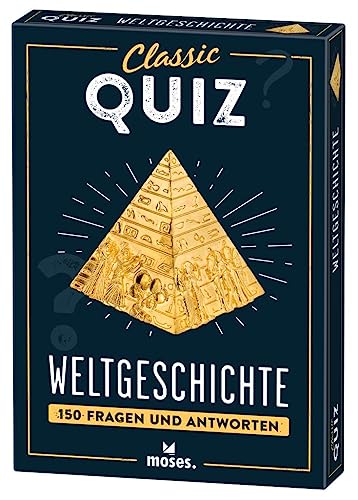 moses. Classic Quiz Weltgeschichte, 150 Fragen zu den Meilensteinen der Weltgeschichte, Quizliebhaber, Für Erwachsene von moses