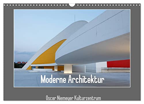 Moderne Architektur - Oscar Niemeyer Kulturzentrum (Wandkalender 2024 DIN A3 quer), CALVENDO Monatskalender