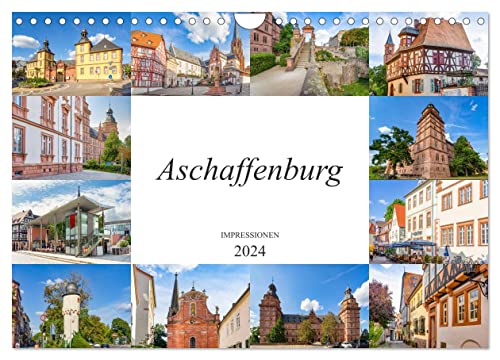 Aschaffenburg Impressionen (Wandkalender 2024 DIN A4 quer), CALVENDO Monatskalender von CALVENDO