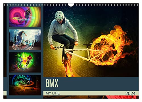 BMX My Life (Wandkalender 2024 DIN A3 quer), CALVENDO Monatskalender von CALVENDO