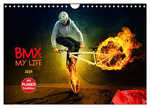 BMX My Life (Wandkalender 2024 DIN A4 quer), CALVENDO Monatskalender von CALVENDO