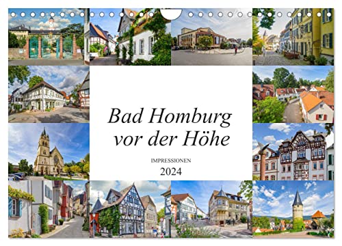 Bad Homburg vor der Höhe Impressionen (Wandkalender 2024 DIN A4 quer), CALVENDO Monatskalender