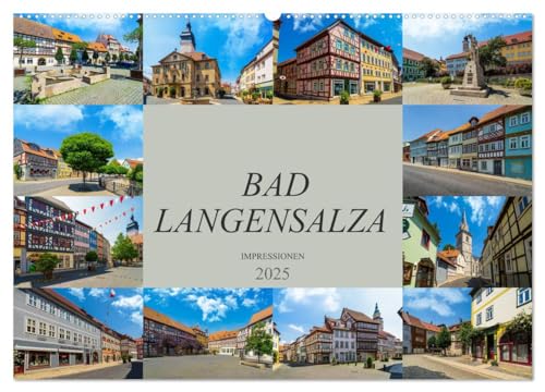 Bad Langensalza Impressionen (Wandkalender 2025 DIN A2 quer), CALVENDO Monatskalender von CALVENDO