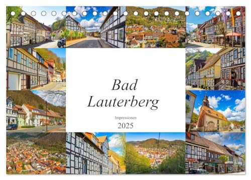 Bad Lauterberg Impressionen (Tischkalender 2025 DIN A5 quer), CALVENDO Monatskalender von CALVENDO
