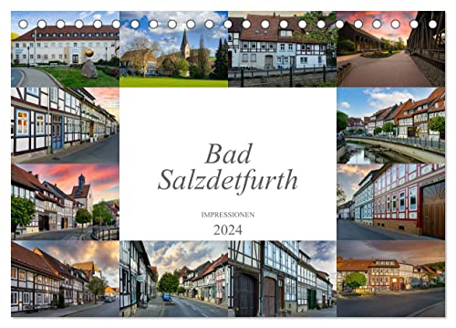 Bad Salzdetfurth Impressionen (Tischkalender 2024 DIN A5 quer), CALVENDO Monatskalender