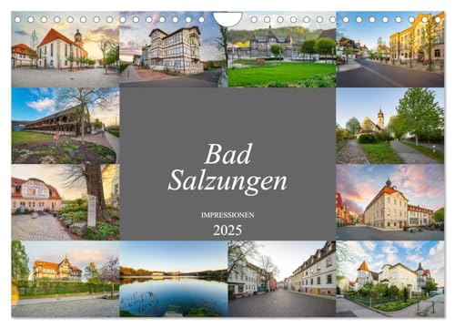 Bad Salzungen Impressionen (Wandkalender 2025 DIN A4 quer), CALVENDO Monatskalender von CALVENDO
