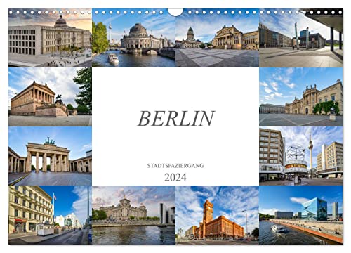 Berlin Stadtspaziergang (Wandkalender 2024 DIN A3 quer), CALVENDO Monatskalender von CALVENDO