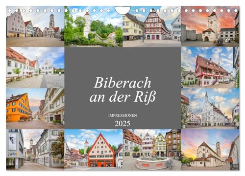 Biberach an der Riß Impressionen (Wandkalender 2025 DIN A4 quer), CALVENDO Monatskalender