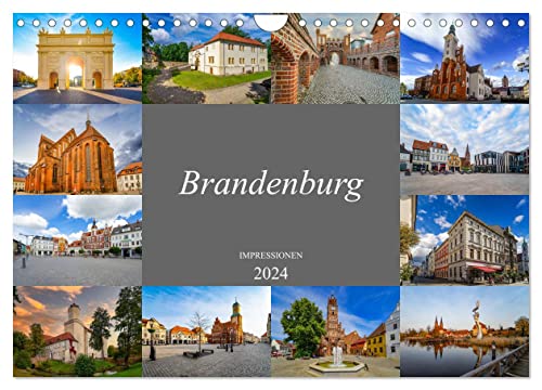 Brandenburg Impressionen (Wandkalender 2024 DIN A4 quer), CALVENDO Monatskalender