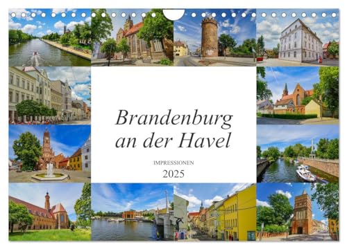 Brandenburg an der Havel Impressionen (Wandkalender 2025 DIN A4 quer), CALVENDO Monatskalender