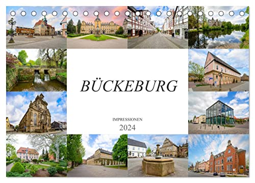 Bückeburg Impressionen (Tischkalender 2024 DIN A5 quer), CALVENDO Monatskalender von CALVENDO