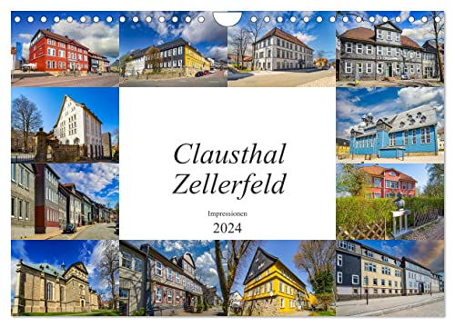 Clausthal Zellerfeld Impressionen (Wandkalender 2024 DIN A4 quer), CALVENDO Monatskalender