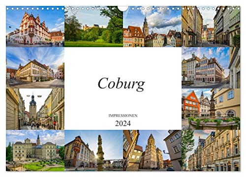 Coburg Impressionen (Wandkalender 2024 DIN A3 quer), CALVENDO Monatskalender