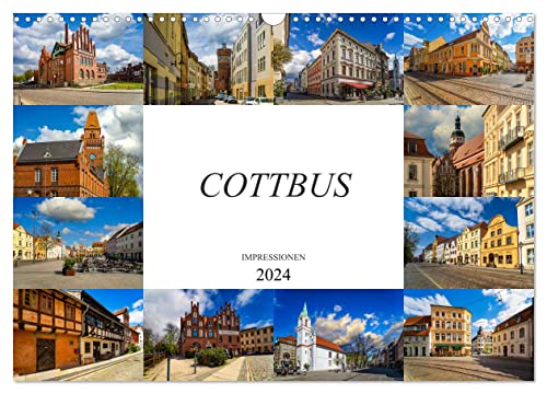 Cottbus Impressionen (Wandkalender 2024 DIN A3 quer), CALVENDO Monatskalender von CALVENDO