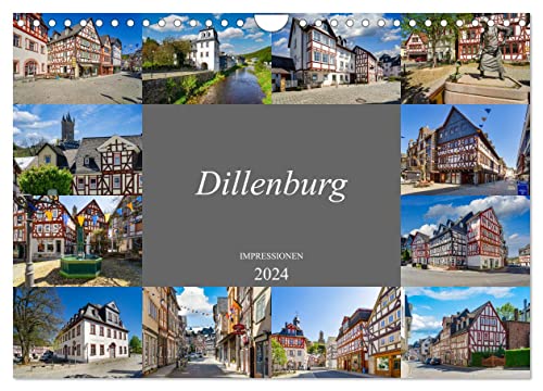 Dillenburg Impressionen (Wandkalender 2024 DIN A4 quer), CALVENDO Monatskalender von CALVENDO