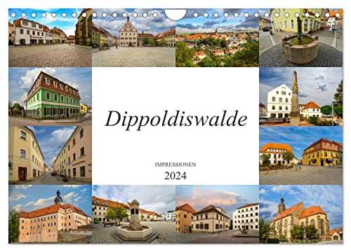 Dippoldiswalde Impressionen (Wandkalender 2024 DIN A4 quer), CALVENDO Monatskalender
