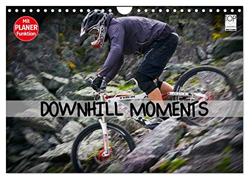 Downhill Moments (Wandkalender 2024 DIN A4 quer), CALVENDO Monatskalender von CALVENDO