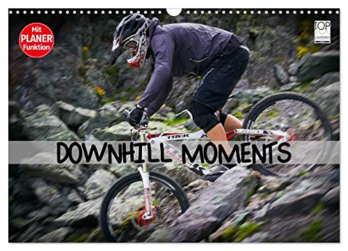 Downhill Moments (Wandkalender 2025 DIN A3 quer), CALVENDO Monatskalender