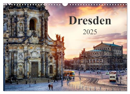 Dresden 2025 / Geburtstagskalender (Wandkalender 2025 DIN A3 quer), CALVENDO Monatskalender von CALVENDO