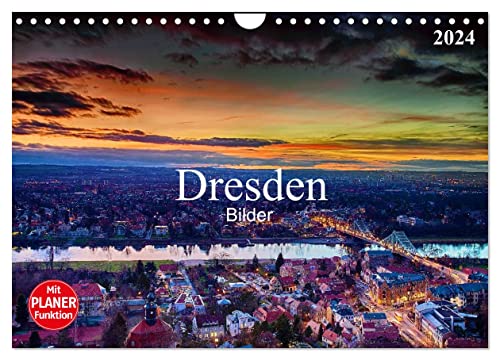 Dresden Bilder 2024 (Wandkalender 2024 DIN A4 quer), CALVENDO Monatskalender
