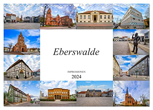 Eberswalde Impressionen (Wandkalender 2024 DIN A3 quer), CALVENDO Monatskalender