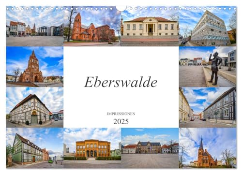 Eberswalde Impressionen (Wandkalender 2025 DIN A3 quer), CALVENDO Monatskalender