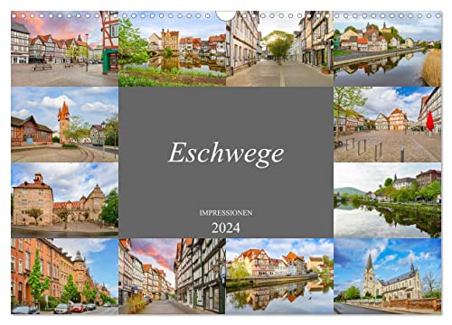 Eschwege Impressionen (Wandkalender 2024 DIN A3 quer), CALVENDO Monatskalender