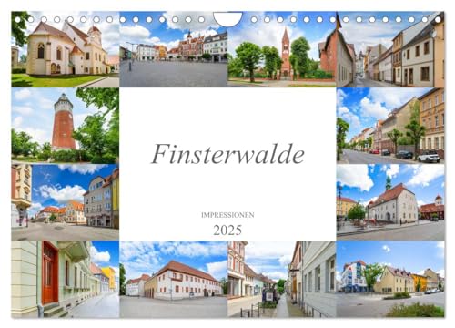 Finsterwalde Impressionen (Wandkalender 2025 DIN A4 quer), CALVENDO Monatskalender
