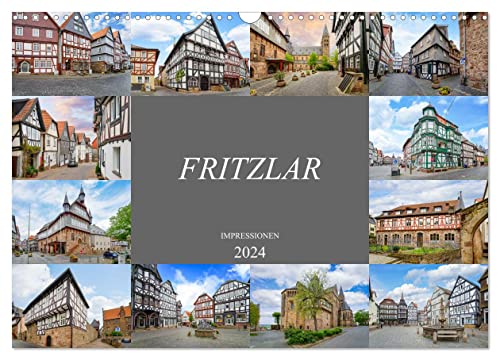 Fritzlar Impressionen (Wandkalender 2024 DIN A3 quer), CALVENDO Monatskalender