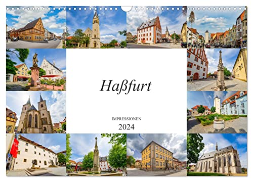 Haßfurt Impressionen (Wandkalender 2024 DIN A3 quer), CALVENDO Monatskalender