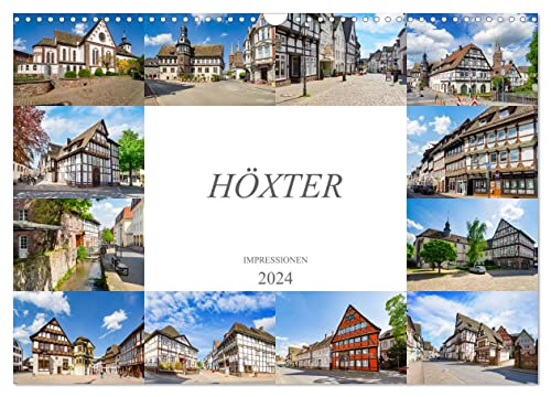 Höxter Impressionen (Wandkalender 2024 DIN A3 quer), CALVENDO Monatskalender