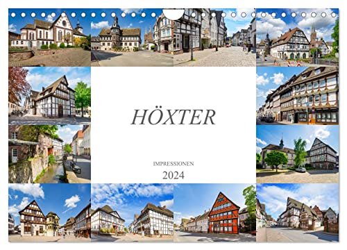 Höxter Impressionen (Wandkalender 2024 DIN A4 quer), CALVENDO Monatskalender von CALVENDO