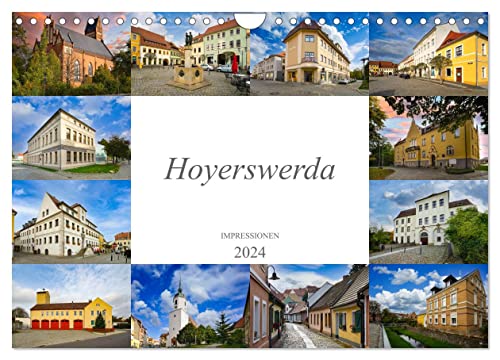 Hoyerswerda Impressionen (Wandkalender 2024 DIN A4 quer), CALVENDO Monatskalender