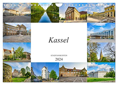 Kassel Stadtansichten (Wandkalender 2024 DIN A4 quer), CALVENDO Monatskalender von CALVENDO