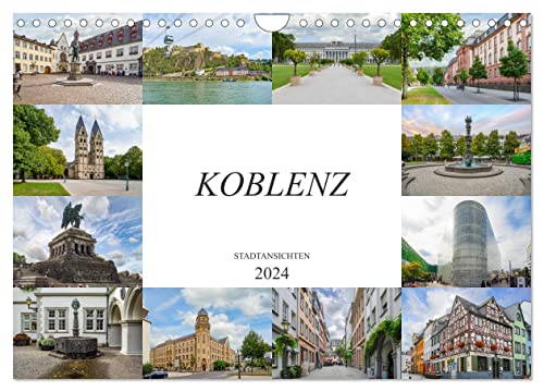 Koblenz Stadtansichten (Wandkalender 2024 DIN A4 quer), CALVENDO Monatskalender von CALVENDO