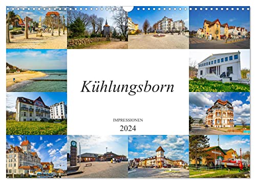 Kühlungsborn Impressionen (Wandkalender 2024 DIN A3 quer), CALVENDO Monatskalender