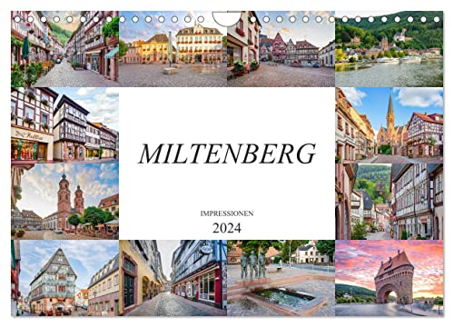 Miltenberg Impressionen (Wandkalender 2024 DIN A4 quer), CALVENDO Monatskalender von CALVENDO