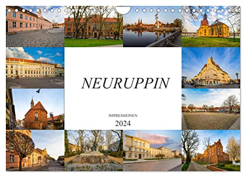 Neuruppin Impressionen (Wandkalender 2024 DIN A4 quer), CALVENDO Monatskalender von CALVENDO