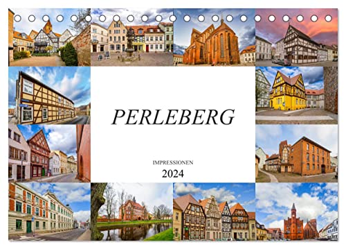 Perleberg Impressionen (Tischkalender 2024 DIN A5 quer), CALVENDO Monatskalender von CALVENDO