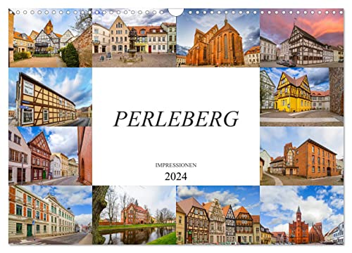 Perleberg Impressionen (Wandkalender 2024 DIN A3 quer), CALVENDO Monatskalender von CALVENDO