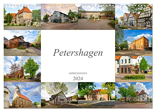 Petershagen Impressionen (Wandkalender 2024 DIN A3 quer), CALVENDO Monatskalender