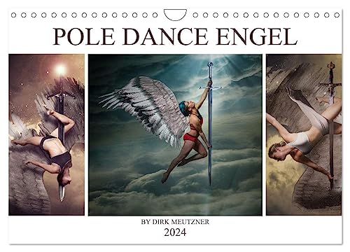 Pole Dance Engel (Wandkalender 2024 DIN A4 quer), CALVENDO Monatskalender von CALVENDO