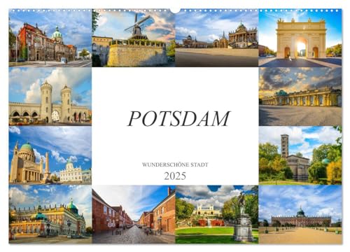 Potsdam Wunderschöne Stadt (Wandkalender 2025 DIN A2 quer), CALVENDO Monatskalender von CALVENDO