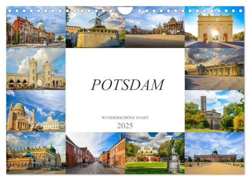 Potsdam Wunderschöne Stadt (Wandkalender 2025 DIN A4 quer), CALVENDO Monatskalender