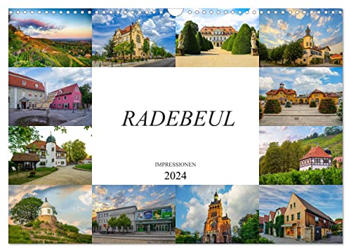 Radebeul Imressionen (Wandkalender 2024 DIN A3 quer), CALVENDO Monatskalender