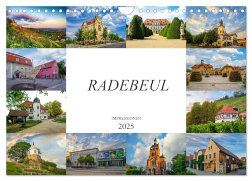 Radebeul Imressionen (Wandkalender 2025 DIN A4 quer), CALVENDO Monatskalender von CALVENDO
