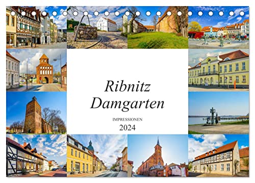 Ribnitz Damgarten Impressionen (Tischkalender 2024 DIN A5 quer), CALVENDO Monatskalender von CALVENDO